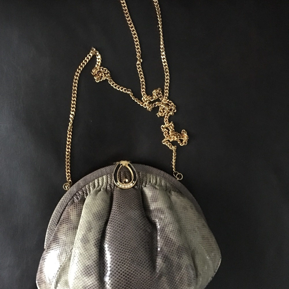 Nice Colombetti Milano Python Snakeskin Purse - image 2